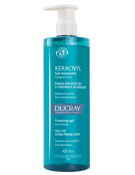 DUCRAY Keracnyl Gel Moussant 400ml