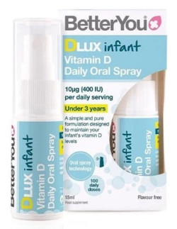 BetterYou Dlux 400iu Infant Spray D3, 15ml