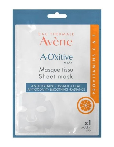 Avene A-Oxitive Υφασμάτινη Μάσκα Προσώπου Με Αντιοξειδωτική Δράση Για Λείανση & Λάμψη 18ml