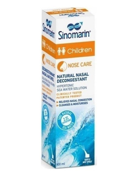 Sinomarin Children Nose care Φυσικό ρινικό αποσυμφορητικό με θαλασσινό νερό 100ml