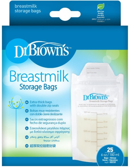 Dr.Brown's Breastmilk Storage Bags 25 Bags
