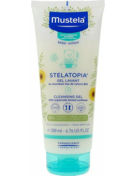 Mustela Stelatopia Cleansing Gel-Extremely Dry Skin 200ml