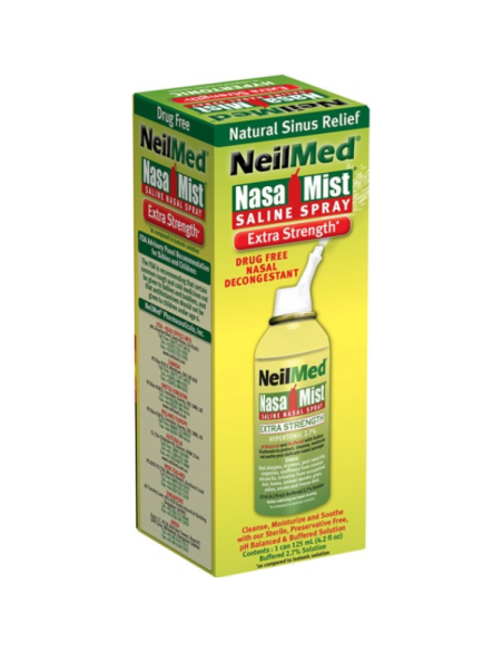 Neil Med Nasa Mist Saline Spray Extra Strength Hypertonic 125ml