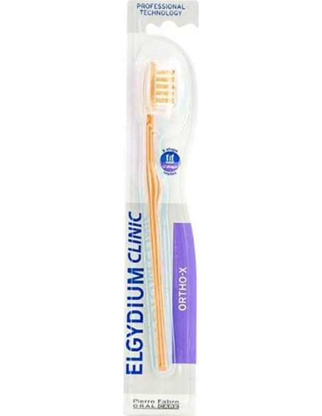 Elgydium Clinic ORTHO-X Toothbrush Orange 1piece