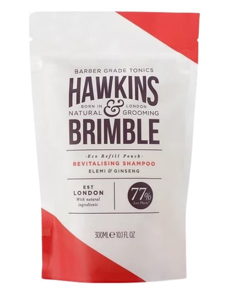 Hawkins & Brimble Revitalising Shampoo Pouch 300ml