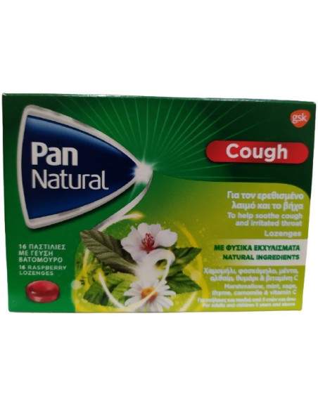 GSK Pan Natural Cough 16 Pastilles