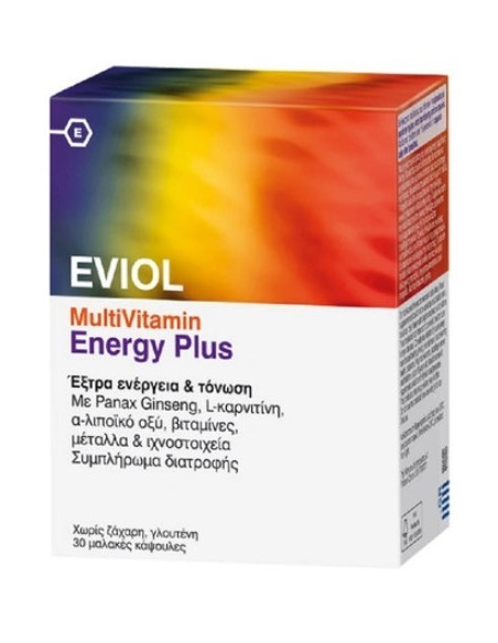EVIOL MultiVitamin Energy Plus 30 SofCaps