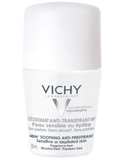 Vichy Deodorant Traitement Anti-Transpirant Peau Sensible Roll-on 48H 50ml