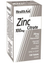 Health Aid Zinc Citrate 100mg 100tabs