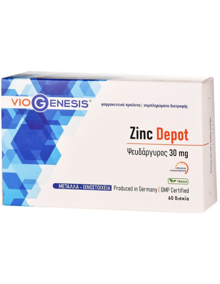 Viogenesis Zinc Depot 30mg 60 tabs