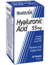 Health Aid Hyaluronic Acid 55mg, 30 tabs