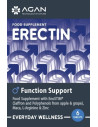 Agan Erectin Function Support Συμπλήρωμα Διατροφής για Άνδρες για Τόνωση, Δύναμη & Απόδοση, 6tabs