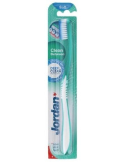 Jordan Clean Between Soft Toothbrush Turquoise 1pce