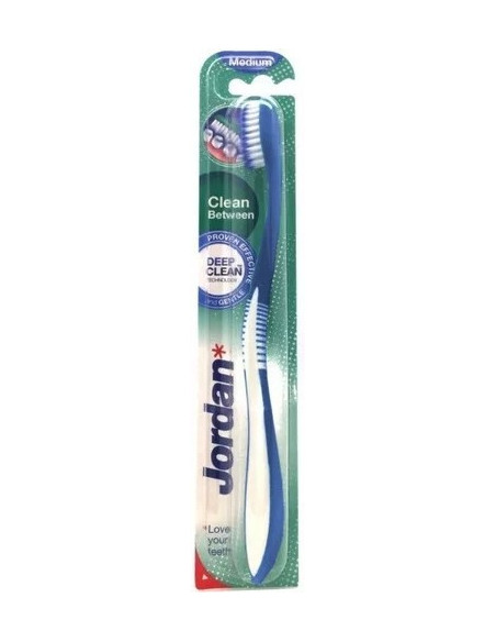 Jordan Clean Between Medium Toothbrush Blue 1pce