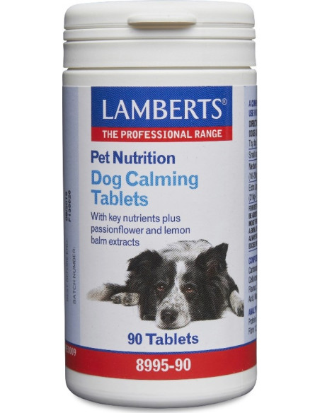 Lamberts Pet Nutrition Dog Calming Tablets Συμπλήρωμα Διατροφής για Σκύλους 90tabs