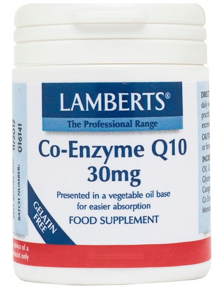 Lamberts Co-Enzyme Q10 30mg 30 caps