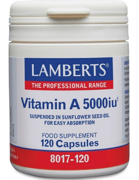 Lamberts Vitamin A 5.000 IU 120 Caps
