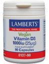 Lamberts Vegan Vitamin D3 1000iu 25mg 90 Caps