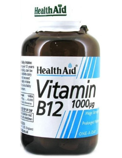 Health Aid Vitamin B12 1000mg, 100 Tabs