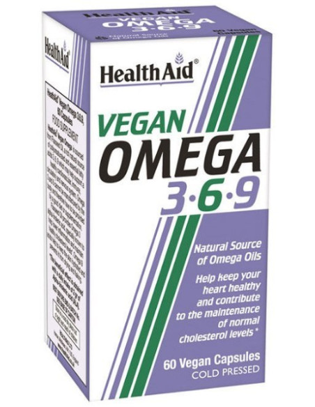 Health Aid Vegan Omega 3-6-9 60 Caps