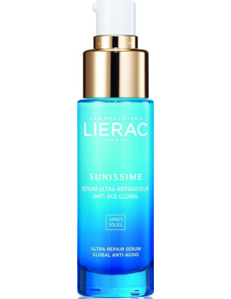 Lierac Sunissime Ultra-Repair Serum Global Anti-Aging, Aftersun for Face & Decollete, 30ml