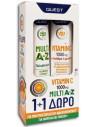 Quest Vitamin C 1000mg 20 eff. Tabs & Multi A-Z Multivitamin 20 eff. Tabs