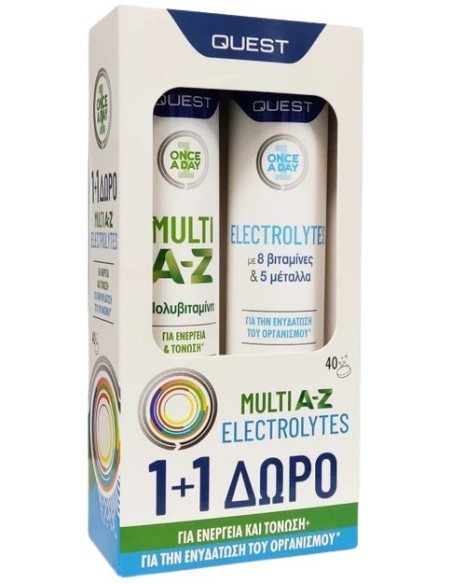 Quest Multi A-Z 20 eff. Tabs & Electrolytes Lemon-Lime 20 eff. Tabs