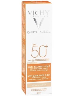 Vichy Capital Soleil Cream 3 in 1 Tinted Anti-Dark Spots SPF50 50ml