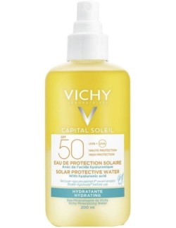Vichy Capital Soleil Protective Water, Hydrating with Hyaluronic Acid SPF50, 200ml