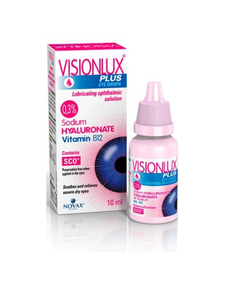 Novax Visionlux Plus 0,3% Lubricating Eye drops 10ml