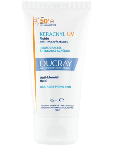 Ducray Keracnyl Anti-Blemish Face Fluid Spf50+ 50ml