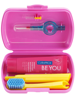 Curaprox Be You Travel Set Pink