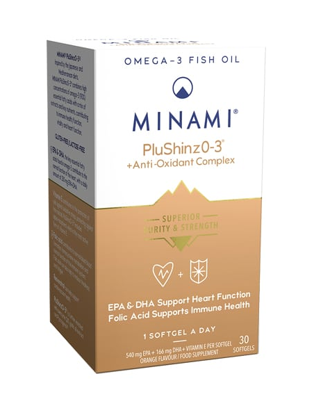 Minami PlushinzO-3 Antioxidant Complex & Omega 3, 30 Softgels