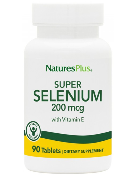 Natures Plus Super Selenium 200 mcg, 90 tabs