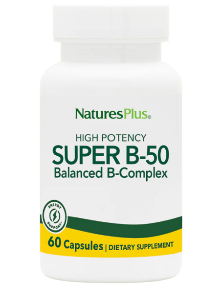 Natures Plus Vitamin Super B-50 ComPlex 60 veg.caps