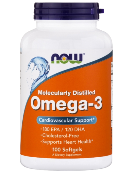 NOW Omega-3 180 EPA / 120 DHA 100 softgels