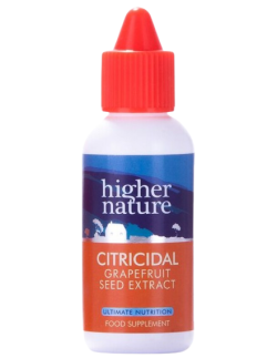 Higher Nature Citricidal Grapefruit Seed Extract Συμπλήρωμα Διατροφής με φυσικό εκχύλισμα σπόρων γκρέιπφρουτ 45ml