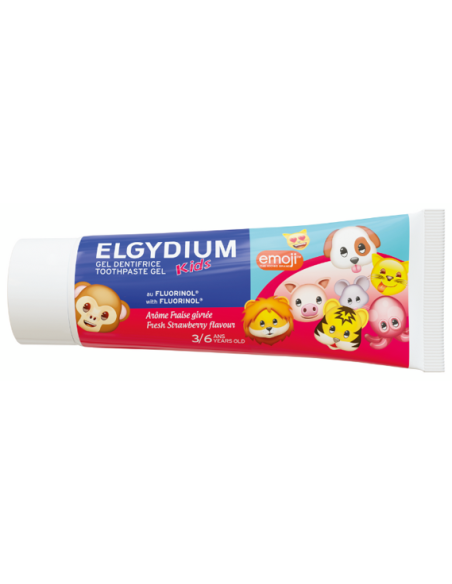 Elgydium Kids Emoji Strawberry Toothpaste Gel 50ml