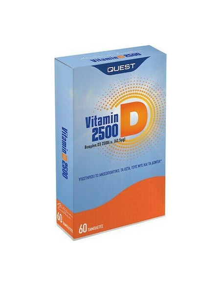 Quest Vitamin D3 2500iu (62.5mg) 60 tabs