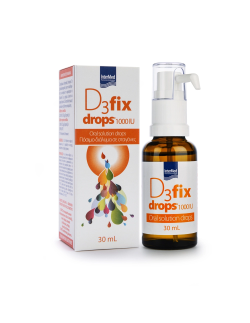 Intermed D3 Fix Drops 1000 IU Πόσιμο Διάλυμα σε Σταγόνες για την υγεία οστών-μυών-δοντιών, 30 ml