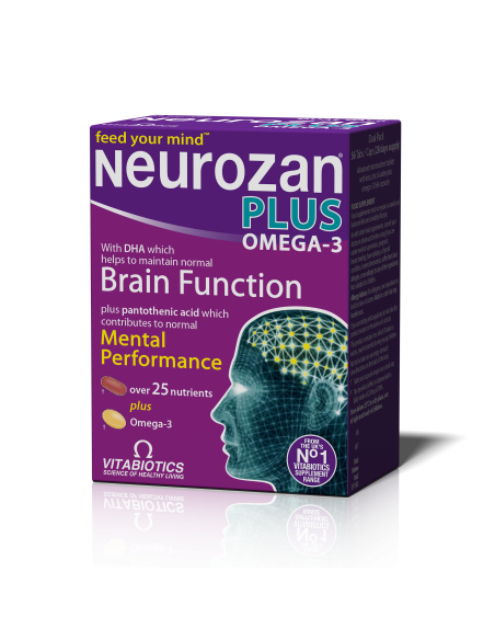 Vitabiotics Neurozan Plus Omega-3 Brain Function 56 Caps & Tabs
