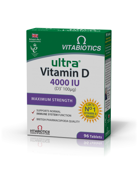 Vitabiotics Ultra Vitamin D3 4000iu 96 Tabs