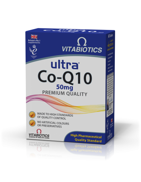 Vitabiotics Ultra Co-Q10 50mg Premium Quality 60 tabs