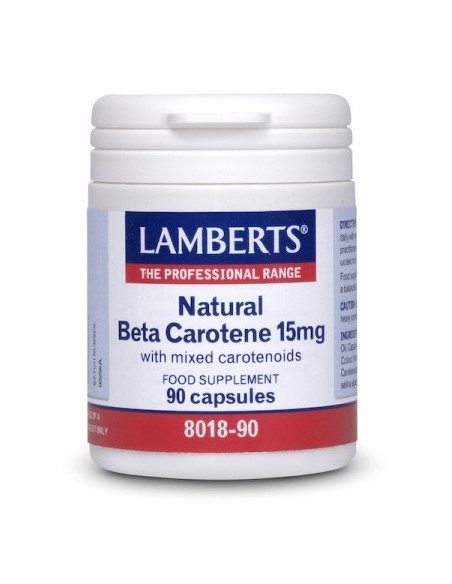 Lamberts Natural Beta Carotene 15mg 90 Caps