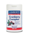 Lamberts Cranberry Complex, Powder 100gr (με βιταμίνη C και φρουκτο-ολιγοσακχαρίτες FOS)