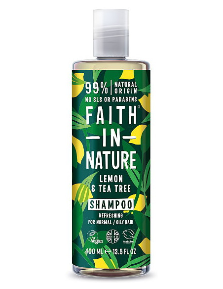 FAITH IN NATURE Shampoo Tea Tree & Lemon Anti-Dandruff 400ml