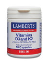 Lamberts Vitamin D3 2000iu & K2 90µg 90 caps