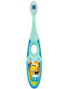JORDAN Step by Step Toothbrush 3-5 years Soft, with Fun Travel Cap, Mint