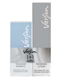 Version Trichogen Shampoo 200ml & Trichogen Lotion 75ml Σετ Περιποίησης Μαλλιών κατά της Τριχόπτωσης με Σαμπουάν και Λοσιόν