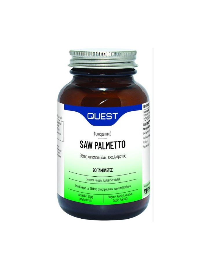 Quest Saw Palmetto 36mg Extract 90 Tabs